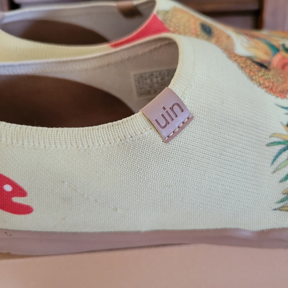 UIN Sunflower Canvas Slip-Ons - Yellow and Orange - Picture 7 of 7